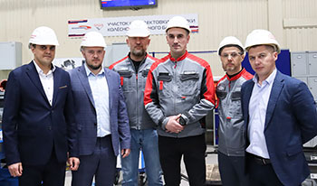 На производственной площадке Оренбургского ЛРЗ – филиала АО «Желдорреммаш» запущена эталонная линия
